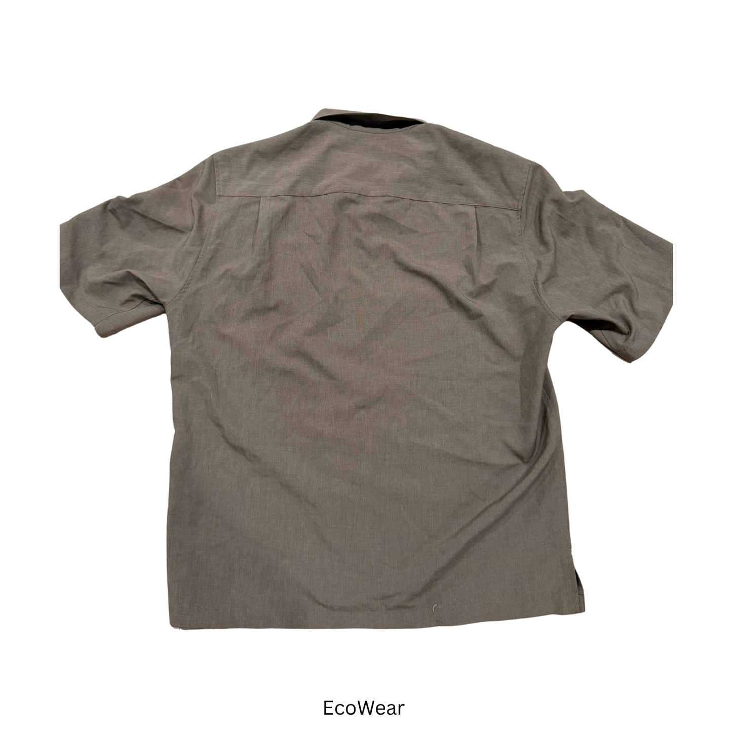 Men’s Relaxed Fit Open-Collar Short Sleeve Shirt