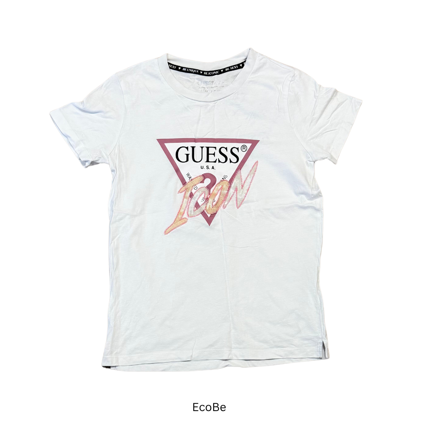 GUESS “ICON” Logo T-Shirt — White