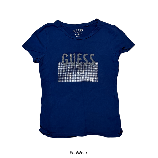 GUESS Rhinestone Logo T-Shirt