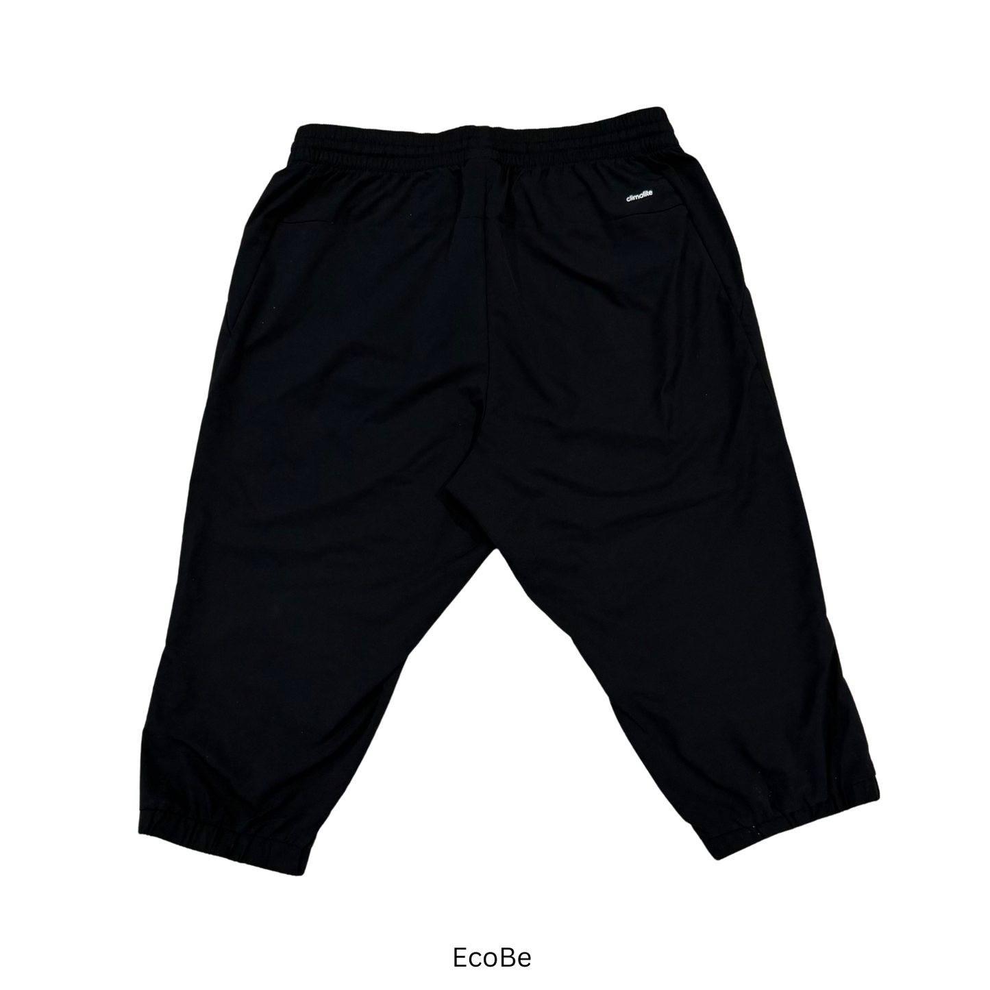 Black 3/4 Length Adidas Jogger Pants