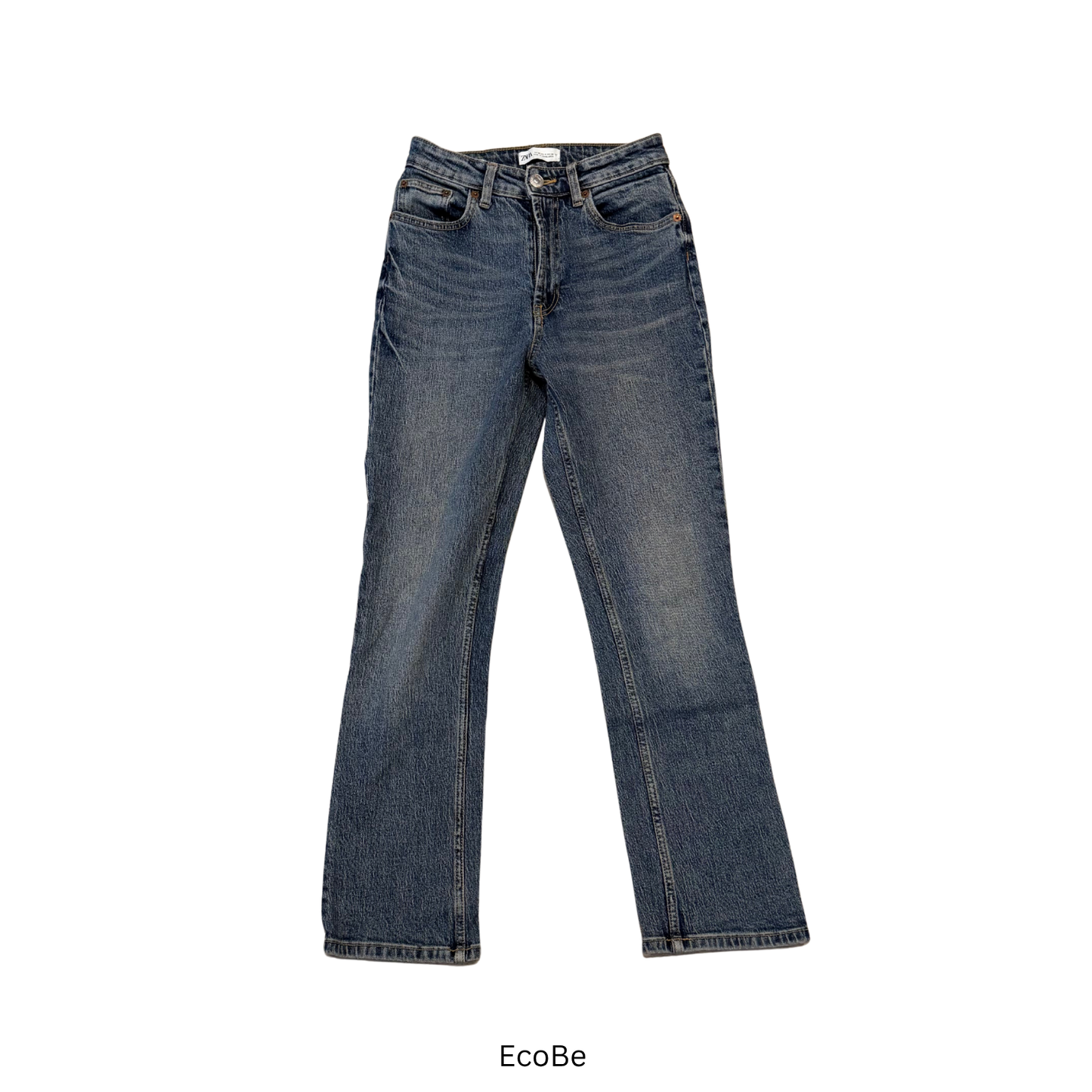 Classic Straight-Leg Blue Jeans