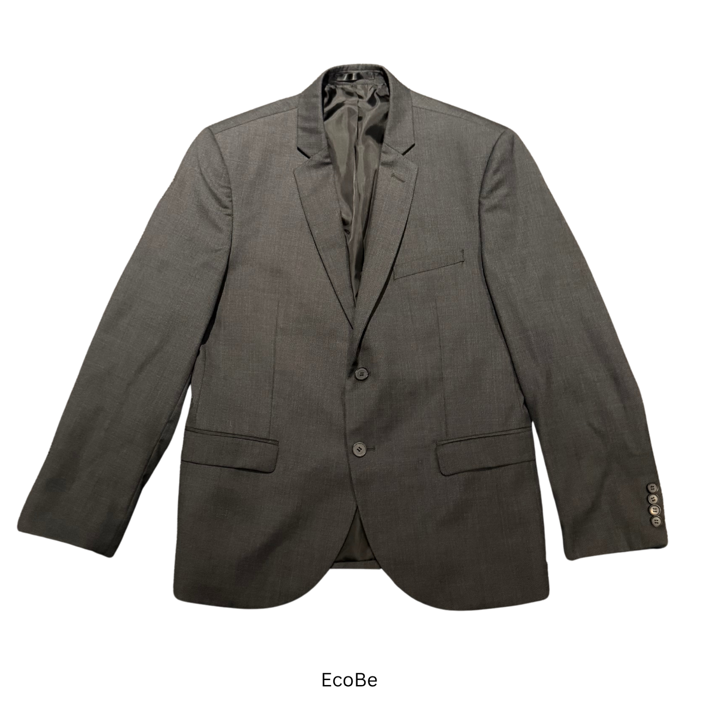 Roger David Classic Gray Two-Button Suit Jacket