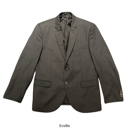 Roger David Classic Gray Two-Button Suit Jacket