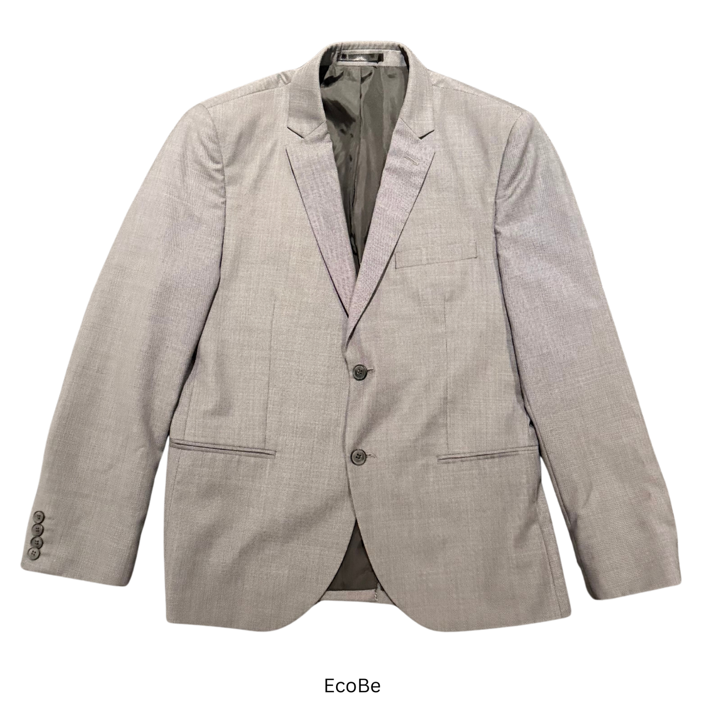Roger David / Light Grey 2-Button Suit Jacket