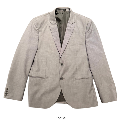 Roger David / Light Grey 2-Button Suit Jacket