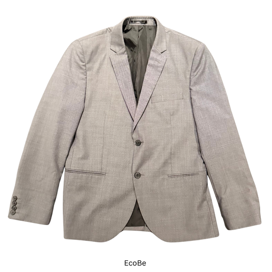 Roger David / Light Grey 2-Button Suit Jacket