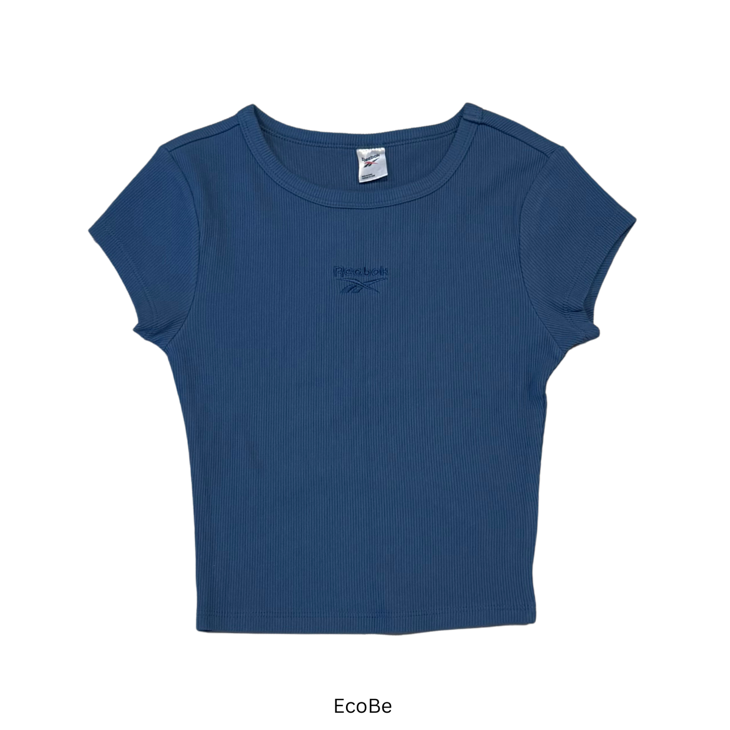 Reebok Ribbed Fitted Crop Tee