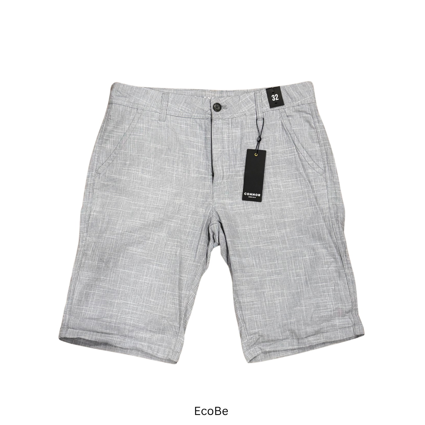 CONNOR Light Gray Patterned Shorts
