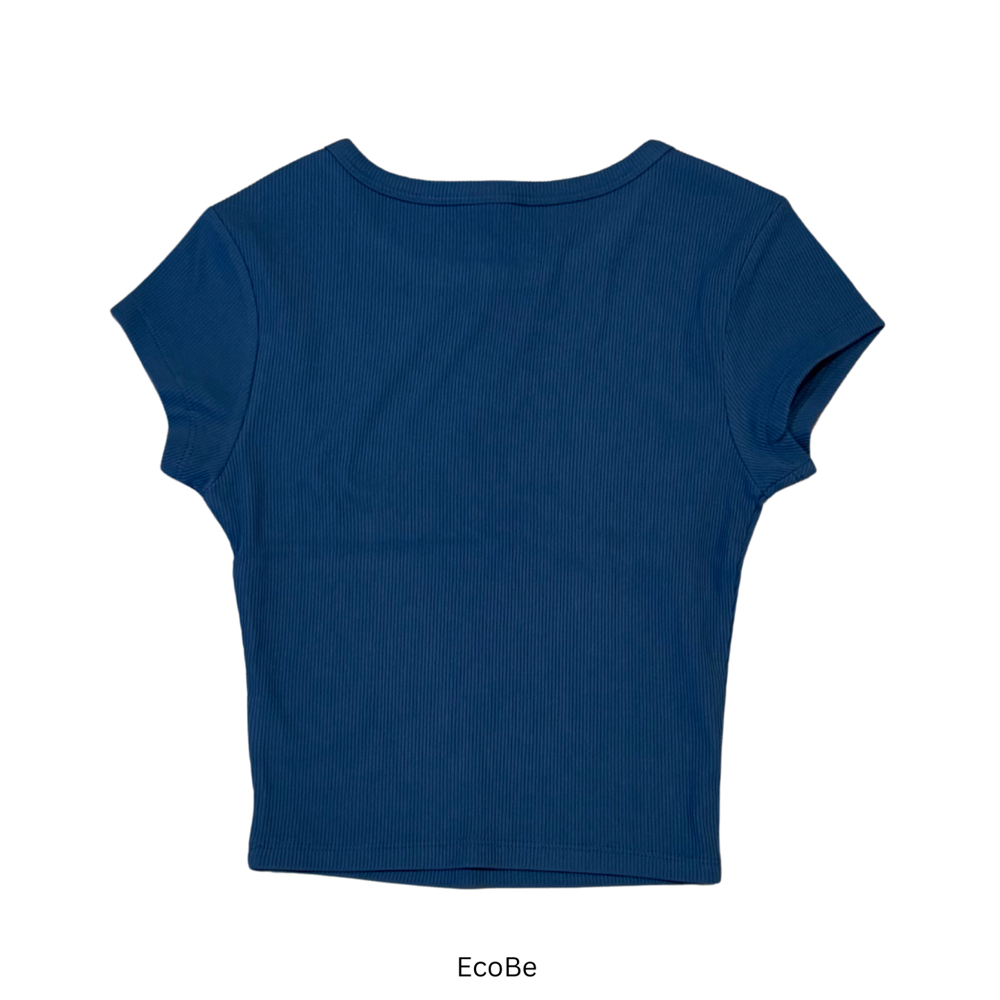 Reebok Ribbed Fitted Crop Tee