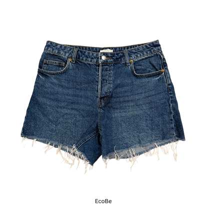 Vintage High-Waist Denim Shorts
