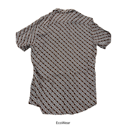 Connor Men’s Geometric Pattern Short Sleeve Shirt