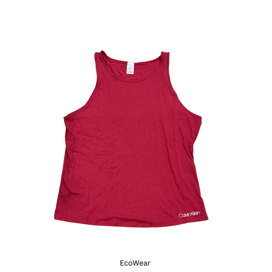 Calvin Klein Red Sleeveless Tank Top