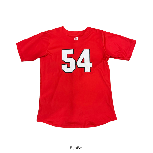 Red Baseball Jersey #54